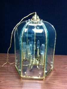 Hall - Ceiling Lamp - 17'H x 13'W (Solid Brass) $200