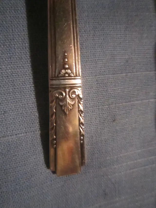 #11A  ARTISTIC silverware set for 6