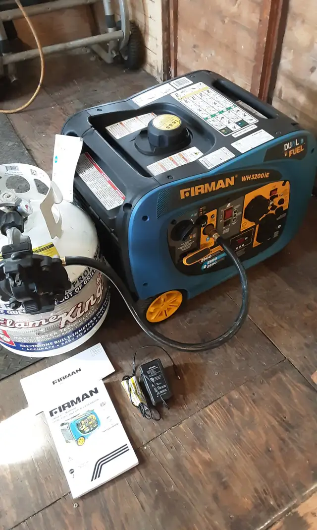 Firman 3200 ie generator propane or gas
