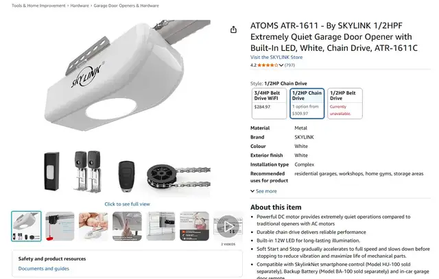 Brand New Skylink Garage Door Opener For Sale - Photo 10