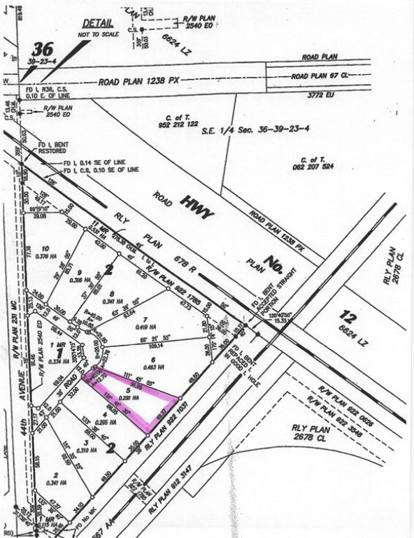 Fully serviced lot 5 in Alix – Ready for your dream home!