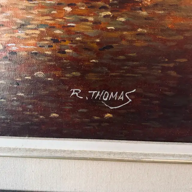 ONE 24X30 OIL PAINTING ON CANVASBY R THOMAS - Photo 2