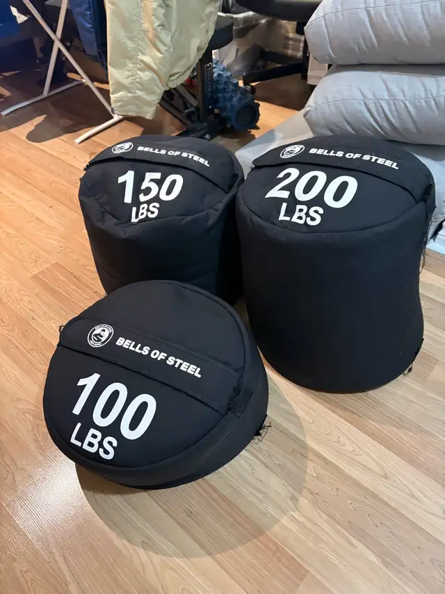 FITNESS SANDBAG SET 100.150.200 LBS
