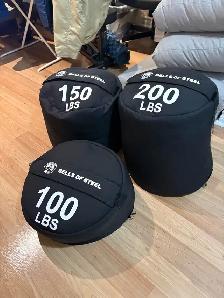 FITNESS SANDBAG SET 100.150.200 LBS