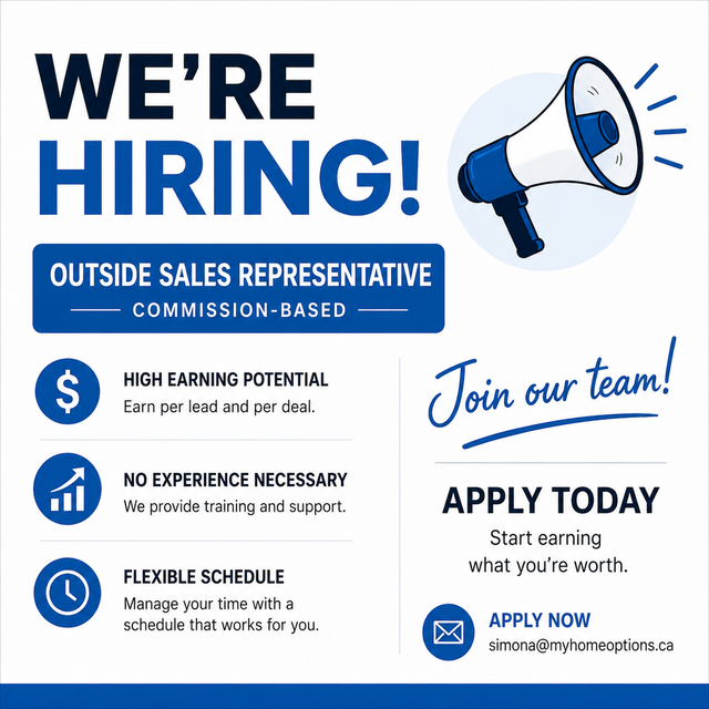 HIRING: Sales Representative In Calgary