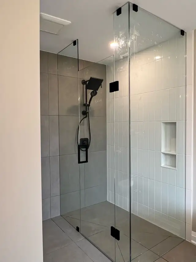 GLASS SHOWER ENCLOSURES DOORS OFFICE GLASS PARTITION RAILING ETC - Photo 3