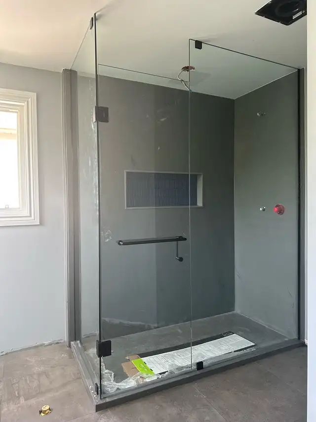 GLASS SHOWER ENCLOSURES DOORS OFFICE GLASS PARTITION RAILING ETC - Photo 6