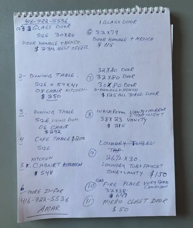 House stuff for sale