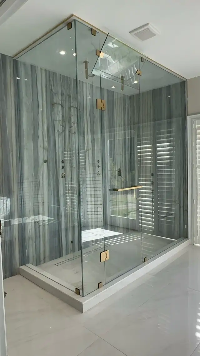 BATHTUB SLIDING GLASS DOORS SHOWER ENCLOSURE GLASS RAILING PORCH