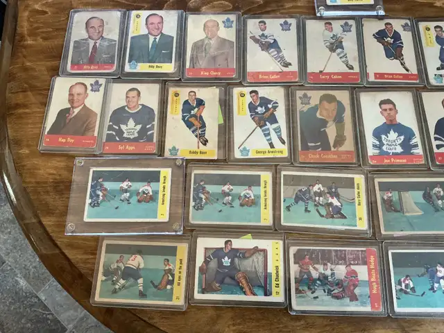 Lots o’ 1955-56-57-58 PARKHURST TORONTO MAPLE LEAFS Cards ! - Photo 2