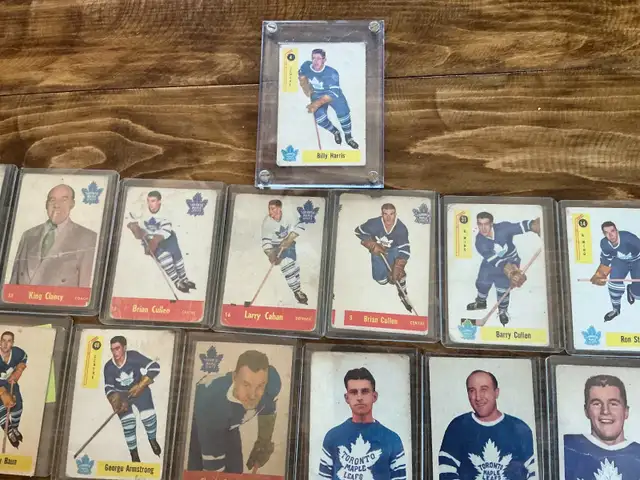 Lots o’ 1955-56-57-58 PARKHURST TORONTO MAPLE LEAFS Cards ! - Photo 4