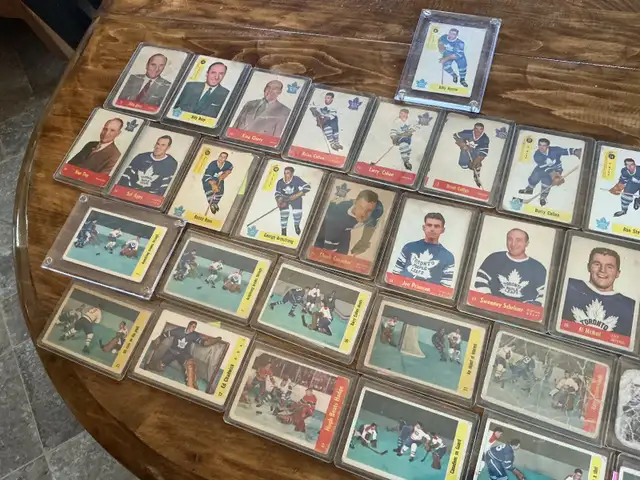 Lots o’ 1955-56-57-58 PARKHURST TORONTO MAPLE LEAFS Cards ! - Photo 6