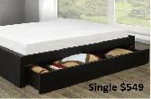 MIKE HAS NEW CANADIAN MADE PLATFORM BEDS WITH TRUNDLE!