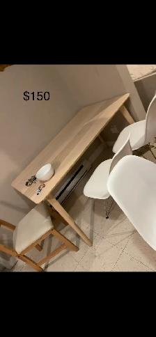 Beautiful Table (IKEA)  & Chairs