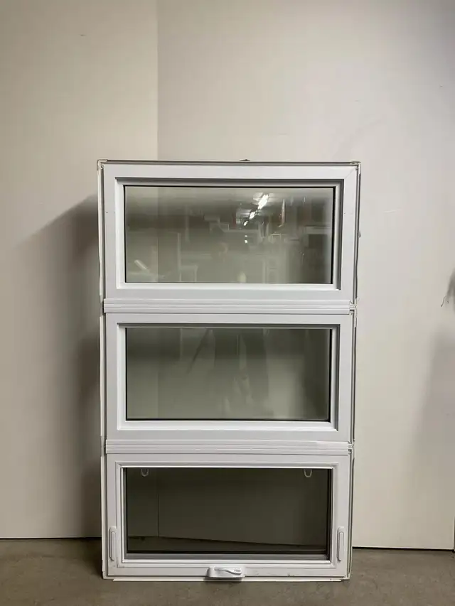 10499JAH Fenêtre Jumelée Auvent HYBRIDE Charbon 36 x 60 - Photo 2