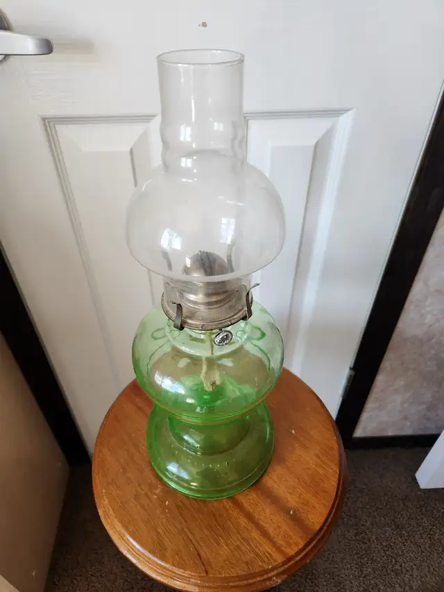 Antique oil lamp