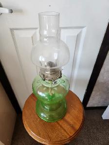 Antique oil lamp