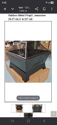 Firepit (Strongbow outdoor metal BRAND NEW STiLL IN BOX)