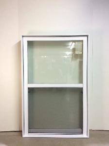 10403GP Fenêtre Guillotine PVC Blanc 1 sect 1 ouvr 40 x 61 1/2