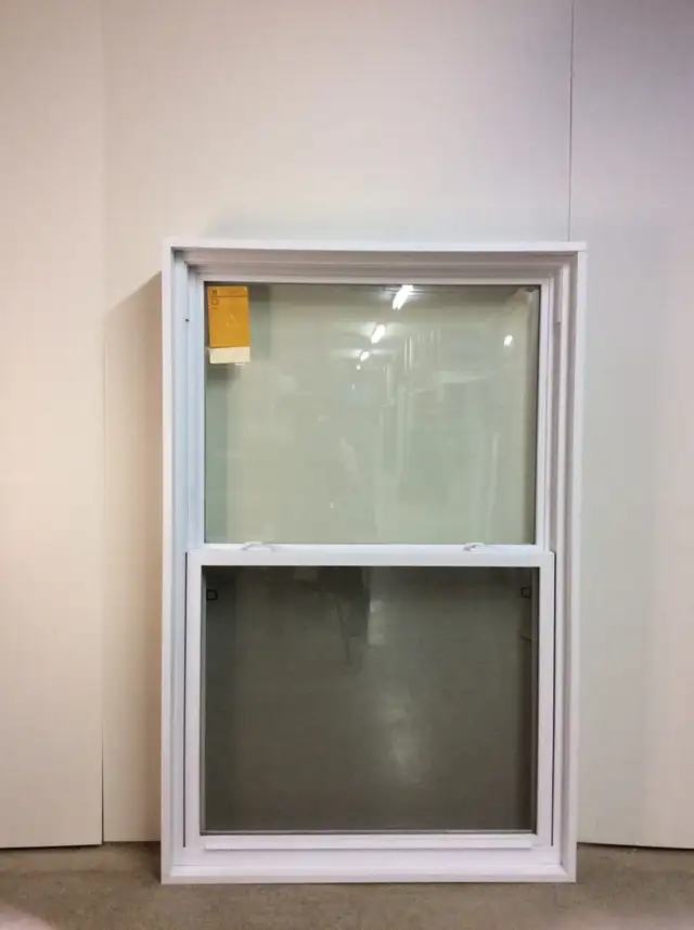 10403GP Fenêtre Guillotine PVC Blanc 1 sect 1 ouvr 40 x 61 1/2 - Photo 2