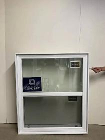 10602GP Fenêtre  PVC Blanc Guillotine simple 41 x 47 1/4