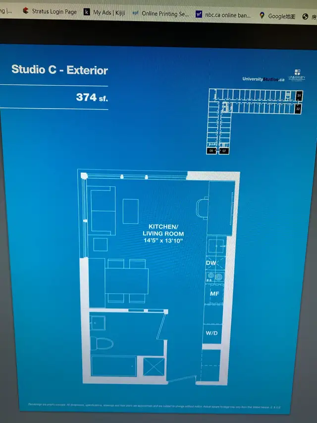 Studio UOIT OSHAWA UNIVERSITY CONDO RENT1900 Simcoe St N - Photo 10
