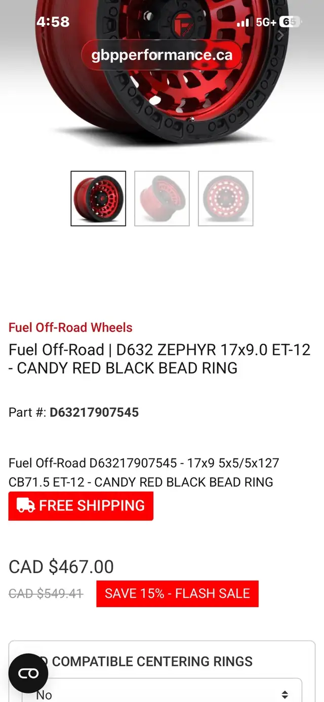 Fuel 17"x9" Wheels - Photo 3