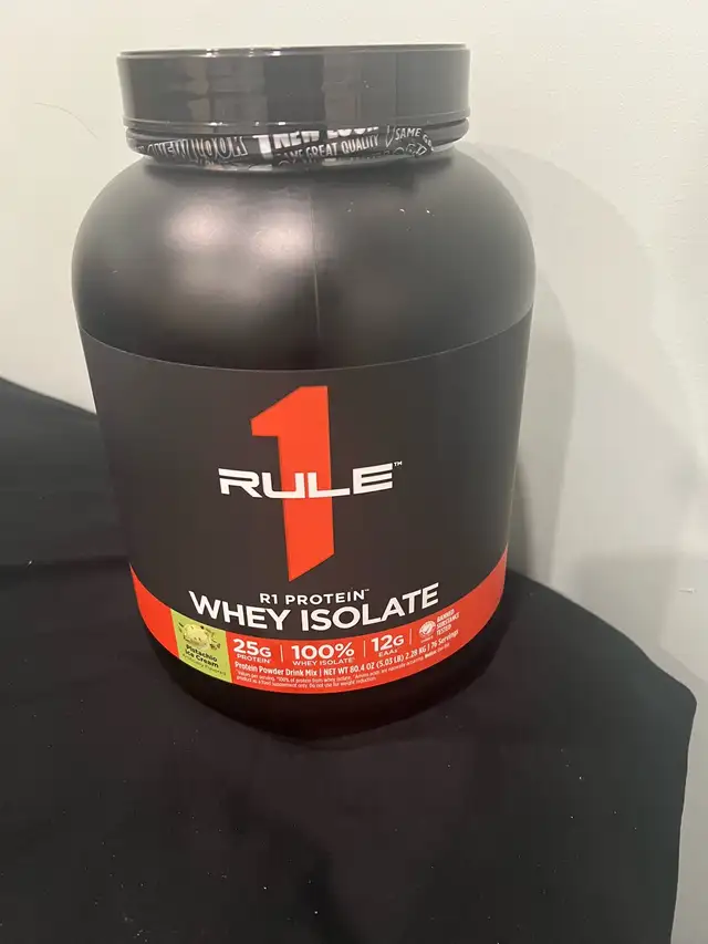 Brand new whey protien - available Rule 1 brand