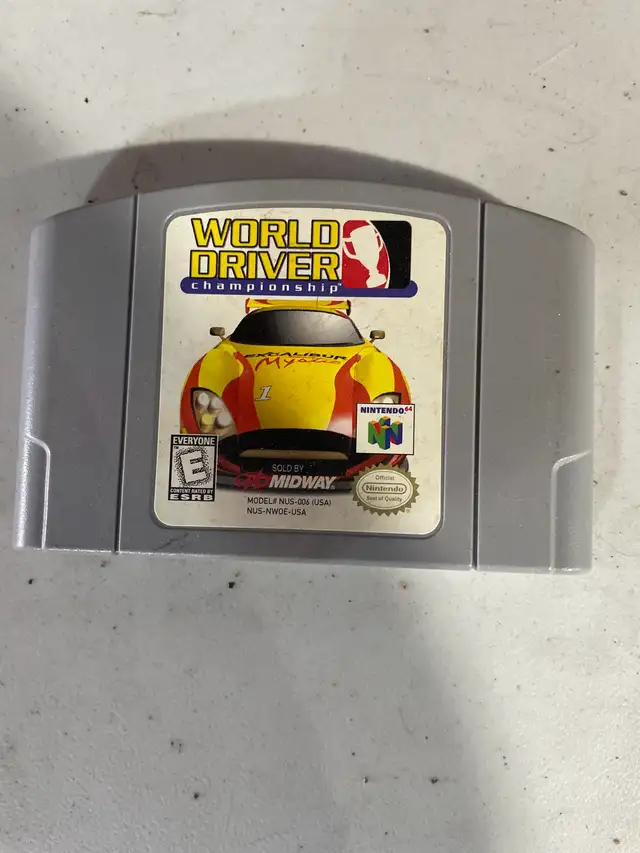 World Driver Chanpionship for Nintendo 64! $30!