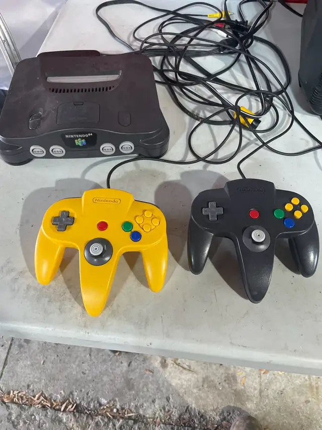 Nintendo 64 console! $100! 2 controllers!