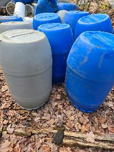 Barrels plastic and metal