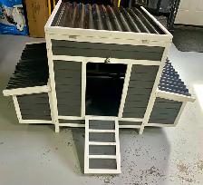 NEW chicken coop, galvanized steel fencing