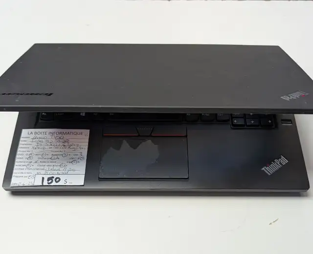 Lenovo ThinkPad T450 i5-5300 2,3Ghz 8Go SSD 120Go Kingston - Photo 4