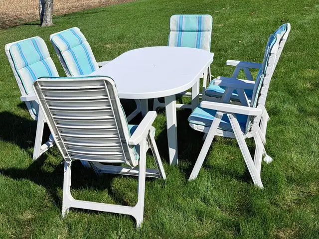 Ensemble de patio extérieur 7 pièces