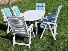 Ensemble de patio extérieur 7 pièces