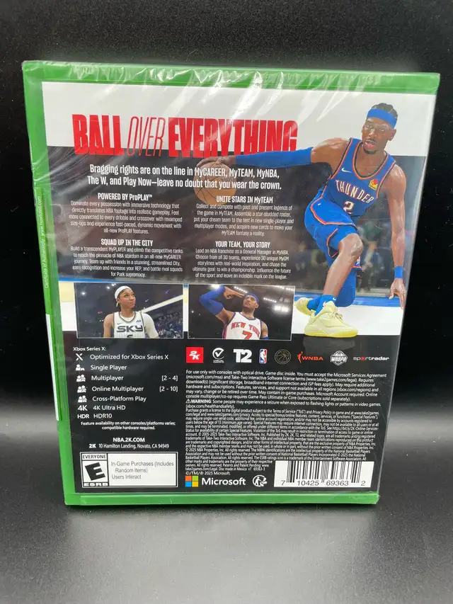 XBOX SERIES X NBA 2K26 NEW - Photo 2