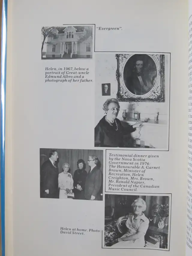 A LIFE IN FOLKLORE by Helen Creighton 1975 1st Edition - Photo 9