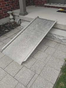 Commercial Ramp 6' Aluminum Diamond Plate