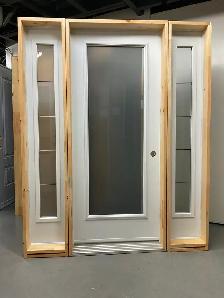 1414PA Porte d’acier 34″G Sérigraphie side/latéral /satiné 23x65