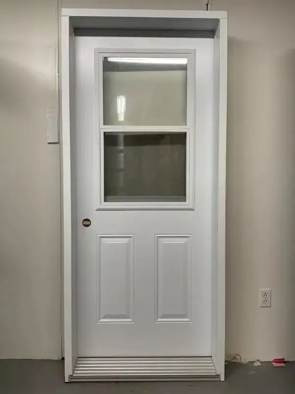 1318PA Porte d’acier 34″D Blanche Guillotine 23×37