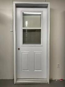 1318PA Porte d’acier 34″D Blanche Guillotine 23×37