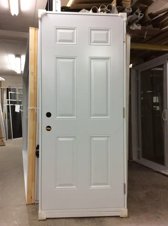 1245PA Porte d’acier 34″G Blanche - Photo 2