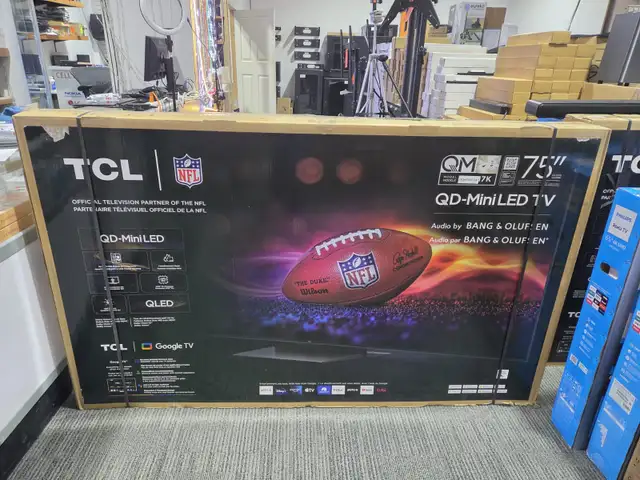 TCL 75' QD-MINI LED 4K GOOGLE TV