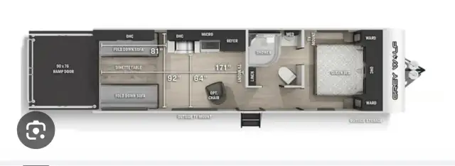 2022 Forest River Cherokee Greywolf 25 RRT Toy Hauler$19995! - Photo 16