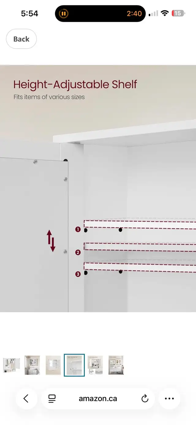 Brand New Mirror Medicine Cabinet - Photo 5