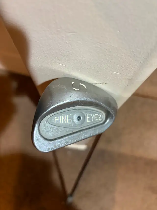 Ping eye-2 golf clubs. Black dot, irons, woods and bag. - Photo 2