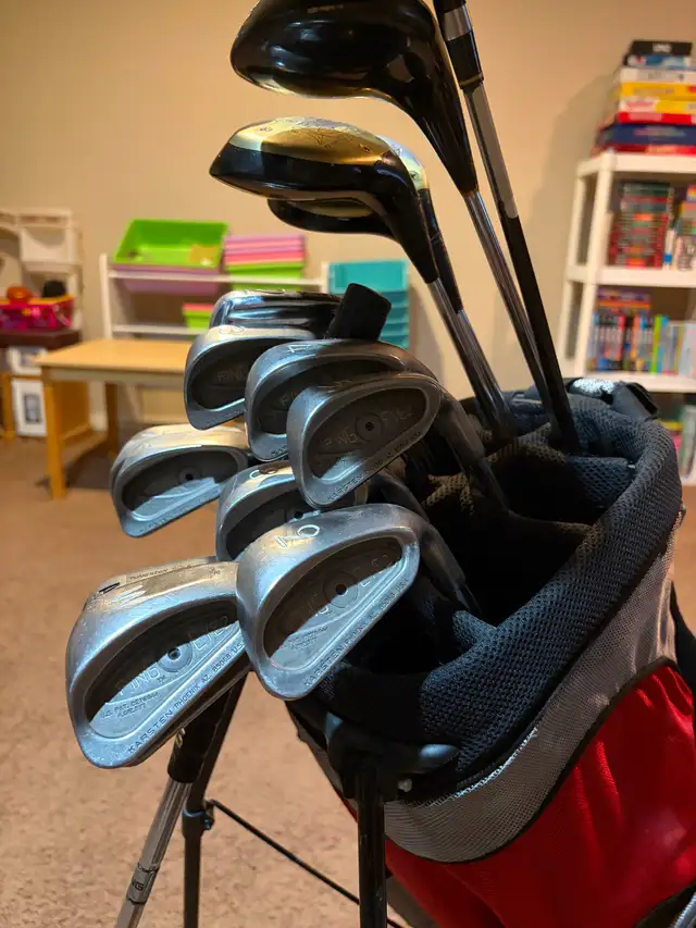 Ping eye-2 golf clubs. Black dot, irons, woods and bag. - Photo 4