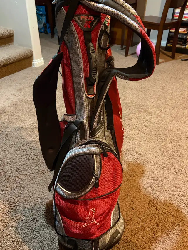 Ping eye-2 golf clubs. Black dot, irons, woods and bag. - Photo 8