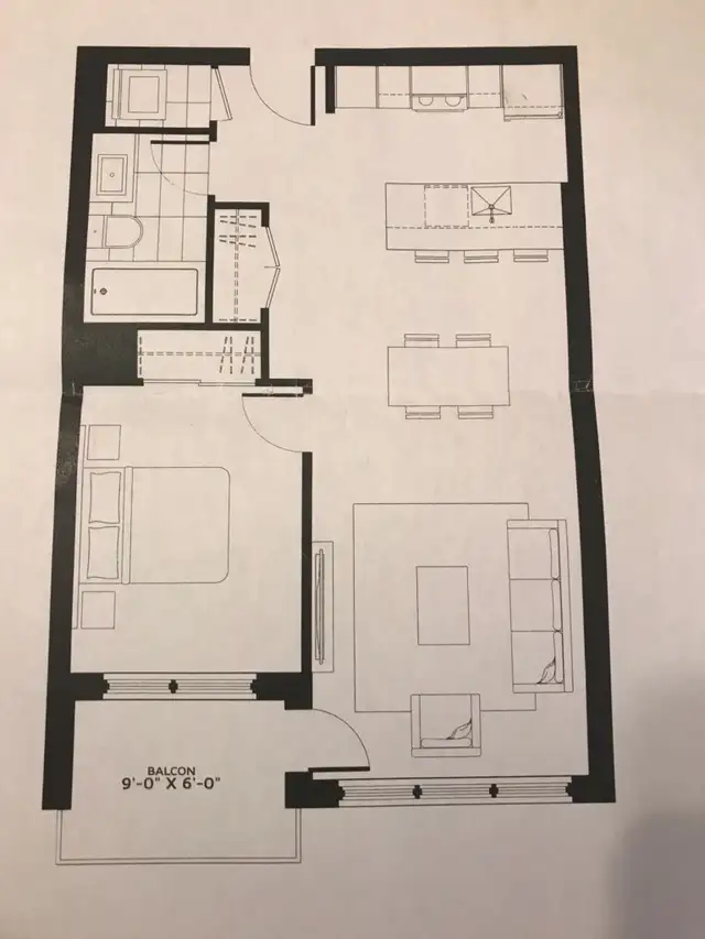 Condo a louer Griffentown 31/2 - Photo 2