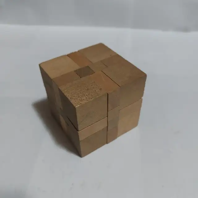 Wooden Burr Puzzle - Photo 5